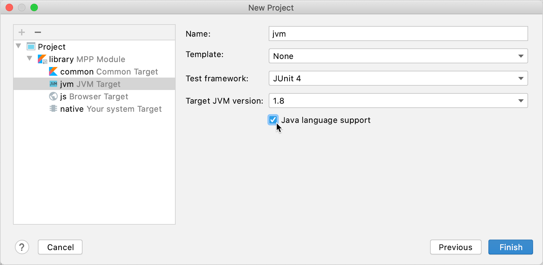 Enable Java language support